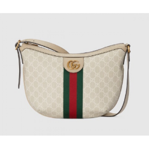 Малка чанта за рамо Gucci Ophidia GG 598125 Бежова