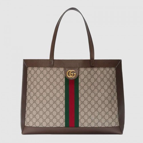 Чанта Gucci Ophidia GG с три малки прасенца 547947 кафява
