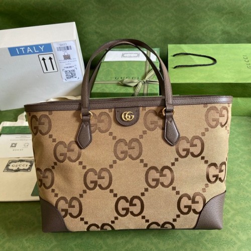 Чанта Gucci Ophidia jumbo GG средна 631685-2 кафява