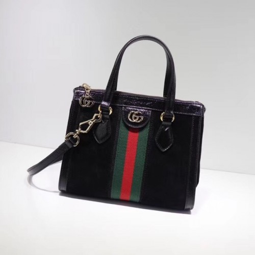 Малка чанта Gucci Ophidia GG 547551 Черен велур
