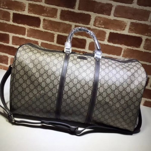 Чанта за пътуване Gucci PVC Keepall с презрамка 206500 Синя