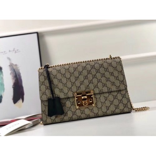Чанта за през рамо Gucci Padlock 409486 черна