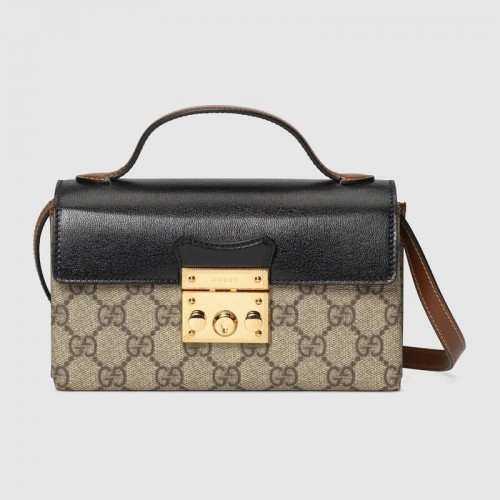 Мини чанта Gucci Padlock 652683 черна