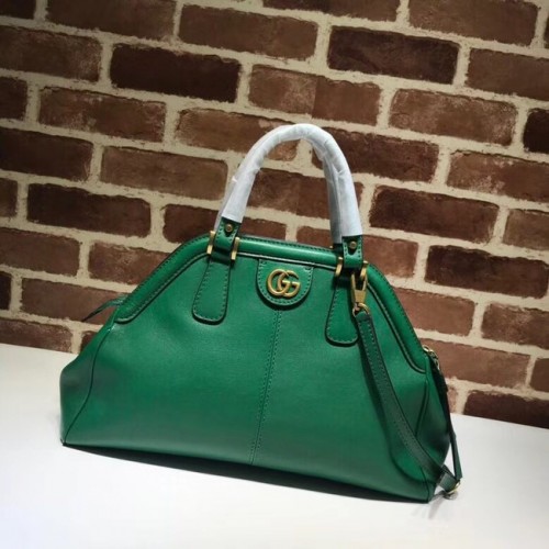 Чанта Gucci RE със средна горна дръжка, модел 516459, зелена