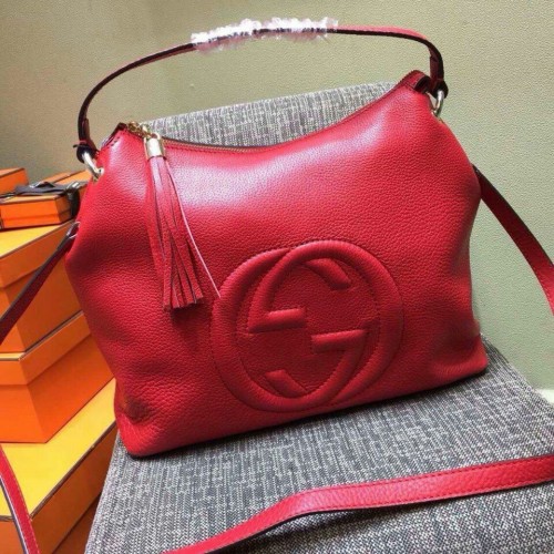 Gucci Soho Original Leather 408825 Червен