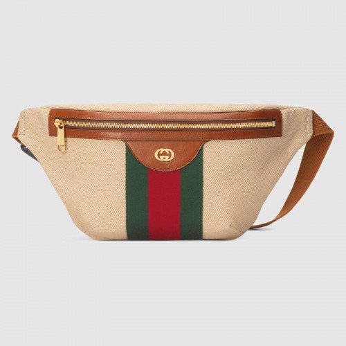 Gucci Vintage платнена чанта за колан 575082 Бежово