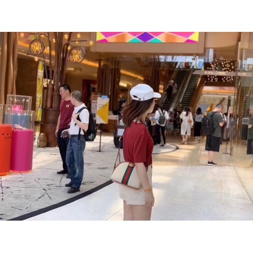 Чанта за през рамо Gucci Vintage 499621 от камила