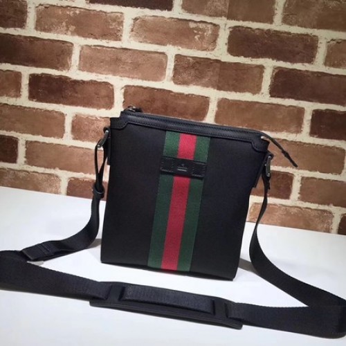 Чанта през рамо Gucci Web GG Supreme 471454 Черна