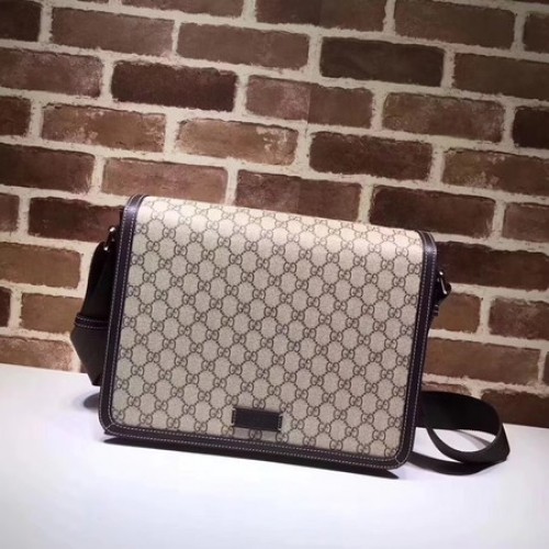 Чанта Gucci Original GG Canvas Messenger 475432 Кафява