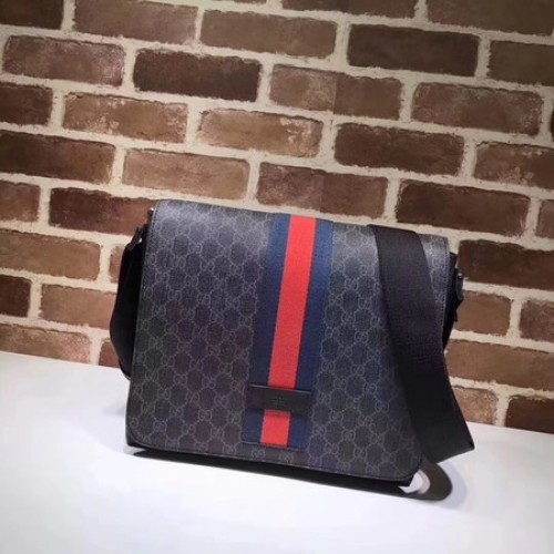 Чанта през рамо Gucci GG Supreme 475432 Черна