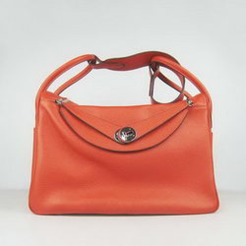 Чанта за рамо Hermes Lindy 34 см 6208 оранжева
