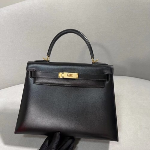 Hermes BOX Leather KL28 черен