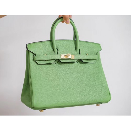 Hermes Birkin 25CM Togo Leather H5601 зелена