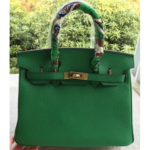 Hermes Birkin 30CM чанти от телешка кожа BK30 злато