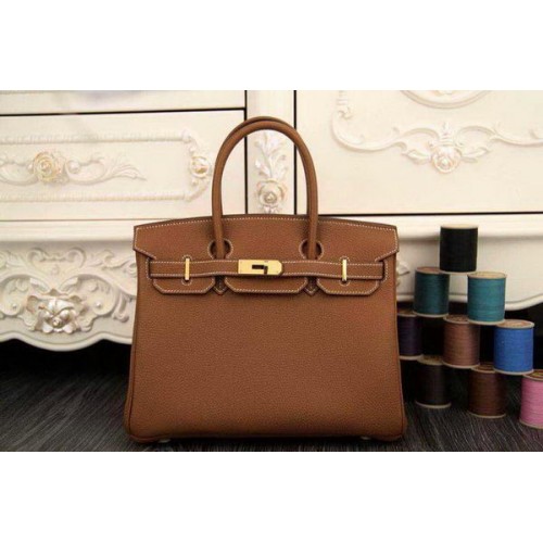 Hermes Birkin 35CM 30CM чанта от оригинална кожа HB35O цвят пшеница