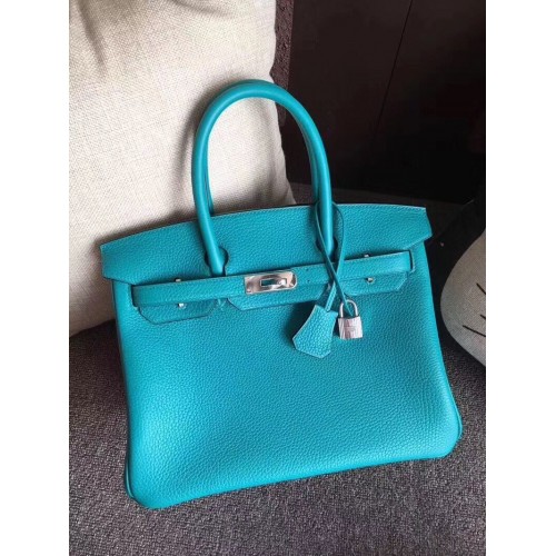 Hermes Birkin 35CM 30CM Чанта Tote Original Leather HB35O зелена