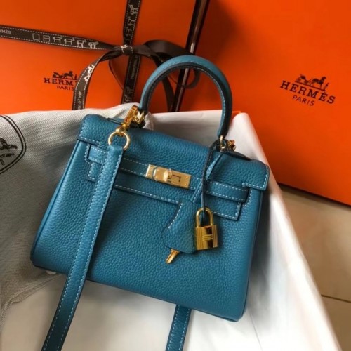 Hermes Birkin Togo Leather 22590 син