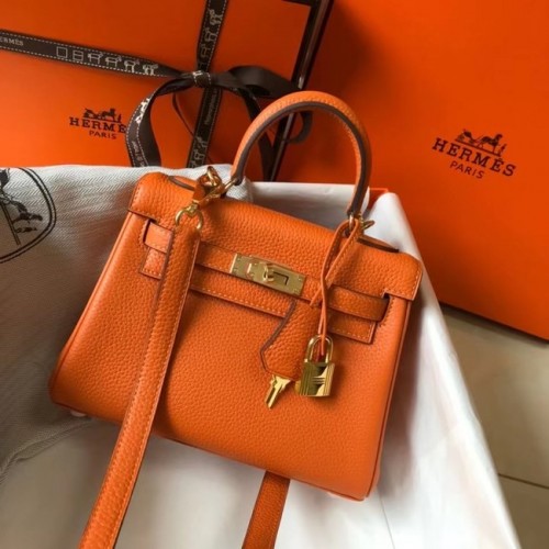 Hermes Birkin Togo Leather 22590 оранжев
