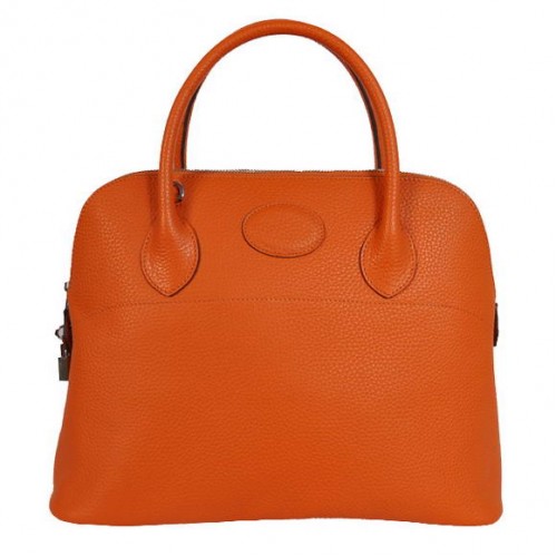 Чанта Hermes Bolide 37 см Clemence H1037 Orange