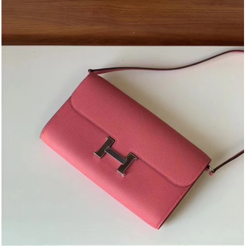 Hermes Constance to go mini bag H4088 роза