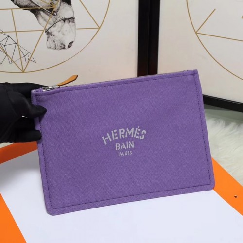 Козметична чанта Hermes H3700 Лилава