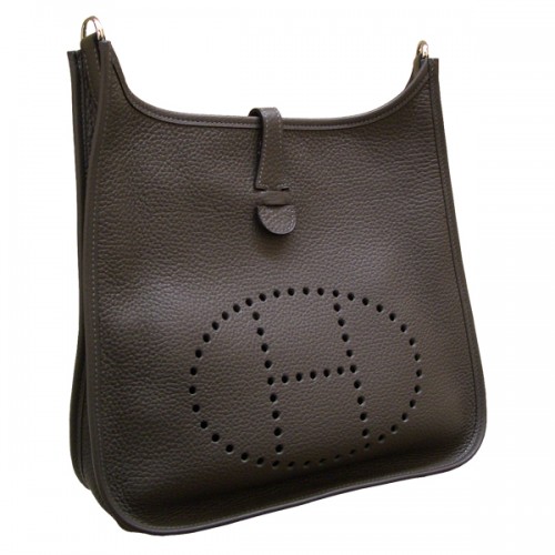 Hermes Evelyn PM Clemens Графит Сребърен Хардуер