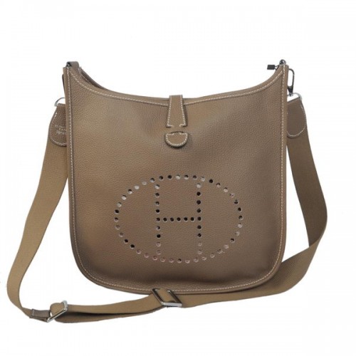 Чанта Hermes Evelyne Messenger H1608 сива