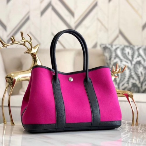 Чанта Hermes Garden Party 36 см, оригинална кожа A3698, розова