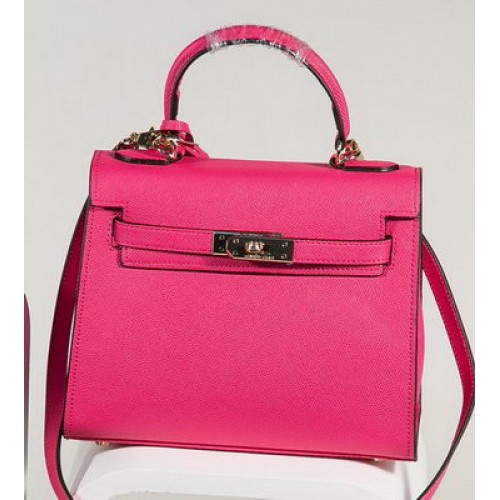 Hermes Kelly 25 см чанта Togo кожа K2138 роза