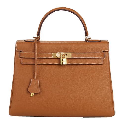 Hermes Kelly 32 см чанта през рамо от пшеница оригинална кожа K32 злато