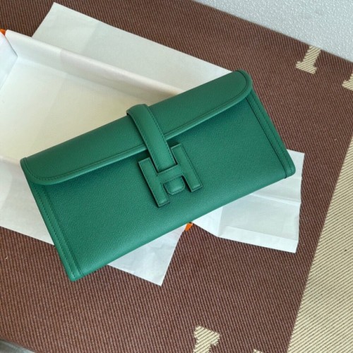 Hermes Original Espom кожена чанта 37088 зелена