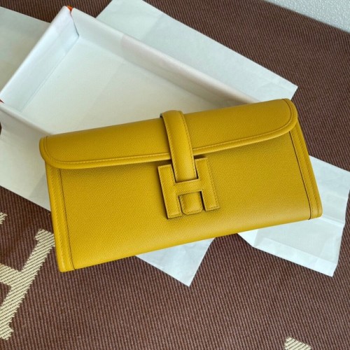 Hermes Original Espom кожена чанта 37088 жълта