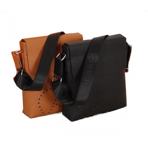 Hermes Original зърнеста телешка кожена чанта през рамо H95275