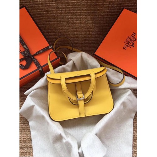 Hermes Original Halzan мини чанта H069523 жълта