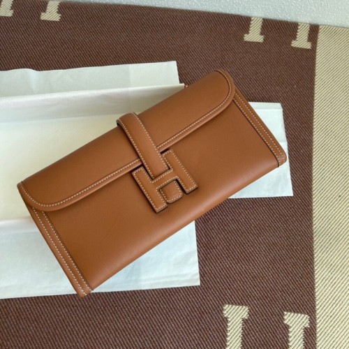 Hermes Original jige swift кожена чанта 37088 кафява