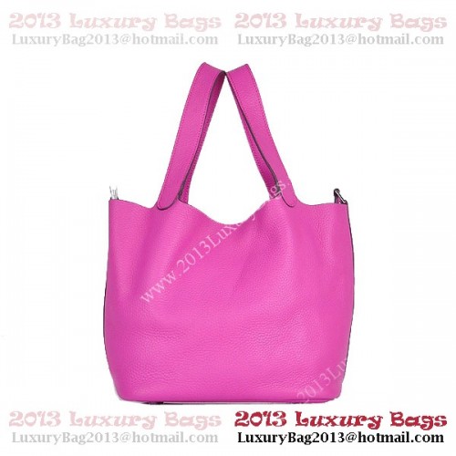 Hermes Picotin Lock MM чанта в Clemence кожа 8616 праскова