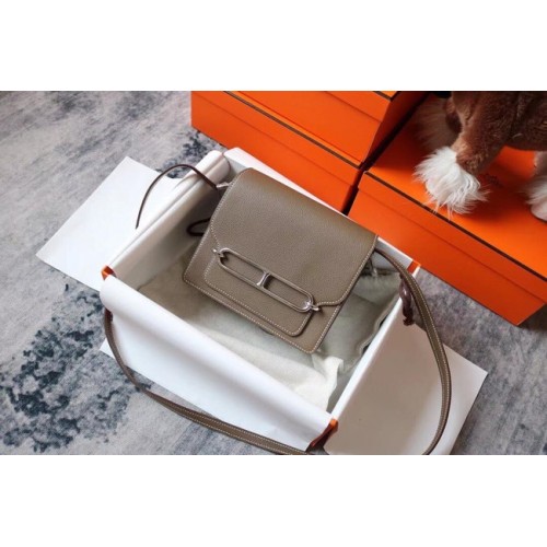 Hermes Roulis 19см Evercolor 9D H9003 тъмносив и сребрист