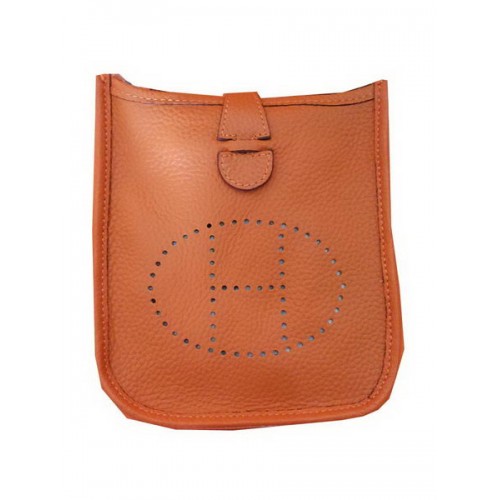 Hermes мини чанта Evelyne Messenger H1608S оранжева
