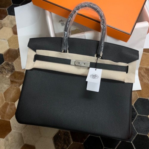 Hermes оригинална Togo кожа HB35O черно