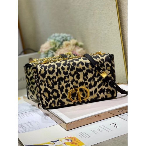 ГОЛЯМА ЧАНТА DIOR CARO Бежово Многоцветно Бродирано Кадифе Mizza M9243UT