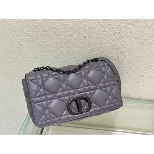 ГОЛЯМА ЧАНТА DIOR CARO Gradient Cannage Lambskin M9243E сива