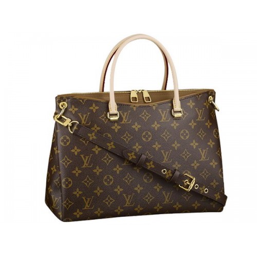 Чанта Louis Vuitton M40907 с монограм и платно, размер PALLAS LG HACANE