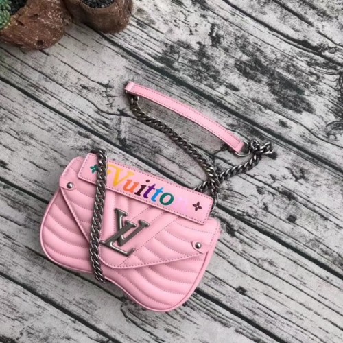 Чанта Louis Vuitton New Wave Chain MM M51944 розова