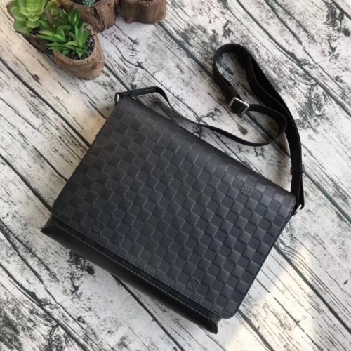 Оригинална кожена чанта Louis Vuitton N41038 N41035 черна