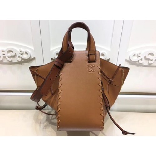 Чанта тип „хамак“ от телешка кожа Loewe 9128 кафява