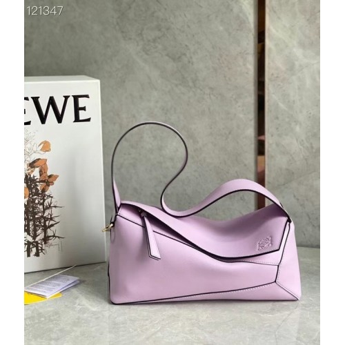 Оригинална кожена чанта Loewe LE10188 розова