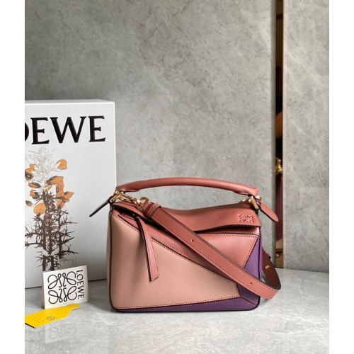 Чанта Loewe Puzzle Original Leather 61837 розова