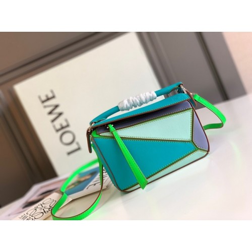 Чанта тип пъзел Loewe мини, оригинална, кожа 6132