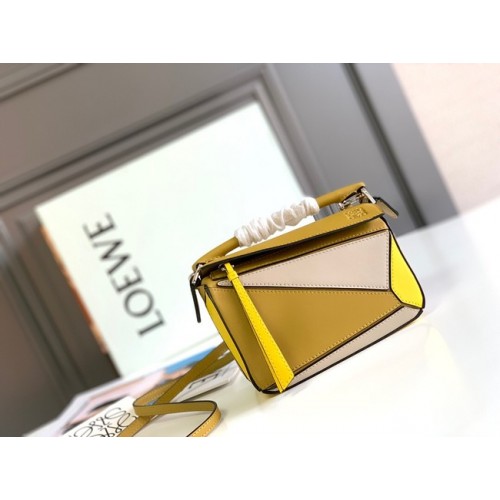 Чанта тип пъзел Loewe мини, оригинална, кожа 6133