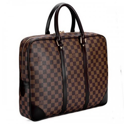 Поставка за документи Louis Vuitton Damier Ebene Canvas Voyager N41124